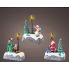 Ziemassvētku Nieciņš Lumineo 9,5 x 5,5 x 12,5 cm Dekoratīvās figūriņas