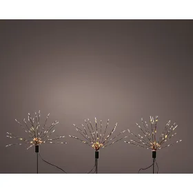 Набор светодиодных садовых кольев Lumineo Искусственные огни Рождество 220 V MicroLED 3 Предметы