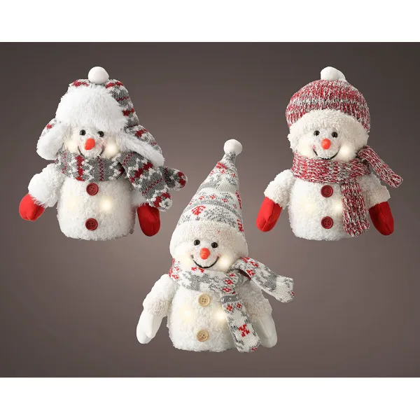 LED Ziemassvētku Dekorācija Sniegavīrs Lumineo 11 x 8 x 18 cm