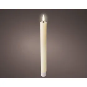 LED Kynttilä Lumineo Beige Ø 2,2 x 24,5 cm (AAA)