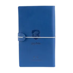 Harry Potter - Ravenclaw Leather Travel Notebook 12x19.5 cm (Blue)