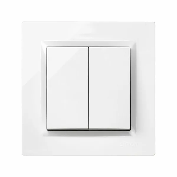 Dvigubo perjungimo jungiklis Simon 8,4 x 4 x 8,4 cm
