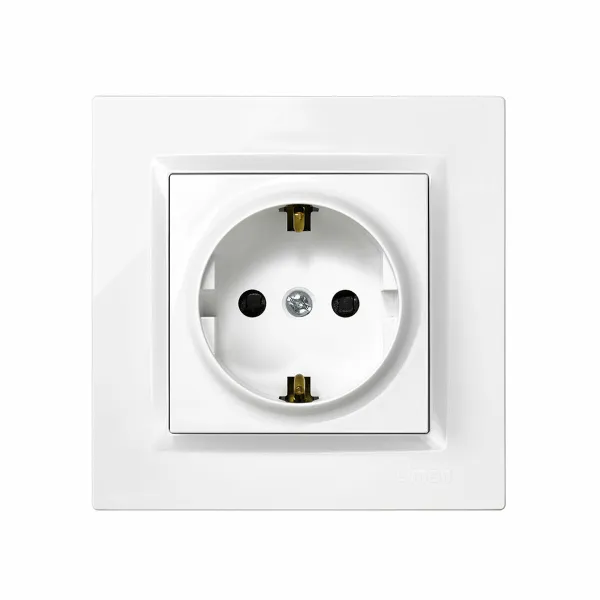 Kištuko lizdas Simon 2p+t Plastmasinis 230 V 16 A Tipas F
