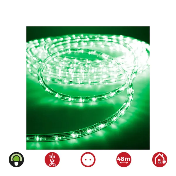 Hose LED EDM 72715 flexiLED Green 2-way