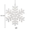 CA0041 JOULUKUUKUN KORISTUKSET TÄHDET 9,5 CM 3 KPL.