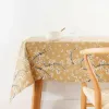 Tablecloth Belum 0120-330 Mustard 250 x 155 cm Flowers