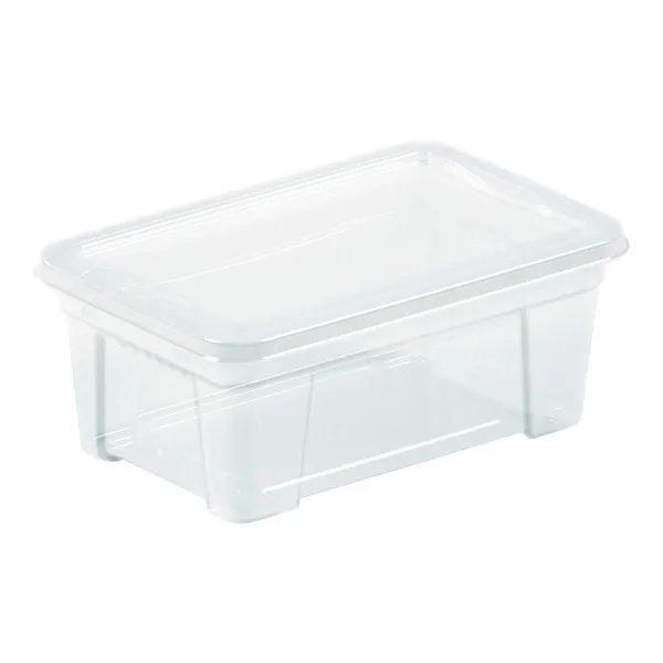 Uzglabāšanas Kaste ar Vāku Mondex Space Box Caurspīdīgs polipropilēns 5,7 L 35,5 x 21 x 12,5 cm