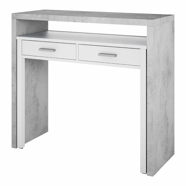 Rašomasis stalas Forés Balta 98,5 X 36 X 87,5 CM Metalinis MDF