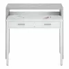 Rašomasis stalas Forés Balta 98,5 X 36 X 87,5 CM Metalinis MDF