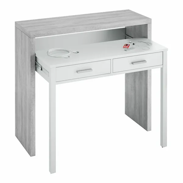 Laud Forés Valge 98,5 X 36 X 87,5 CM Metall MDF