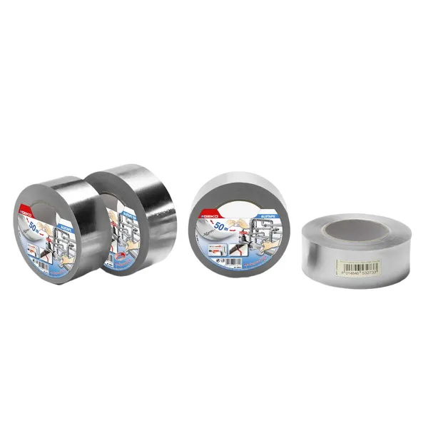 Изолента Geko 50 mm x 50 m Алюминий Серебристый