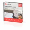Kahepoolne Kleeplint Velcro Must 50 mm x 5 m