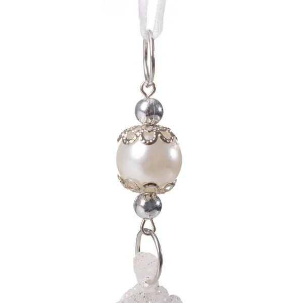 Christmas tree ornament, star, snowflake pendant 13 cm