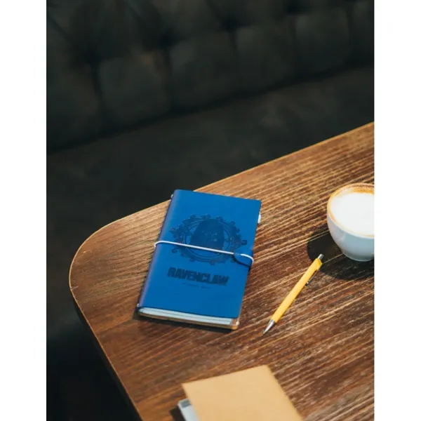 Harry Potter - Ravenclaw Leather Travel Notebook 12x19.5 cm (Blue)