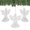Новогодние игрушки-ангелы Springos CA0040 10см 3 шт