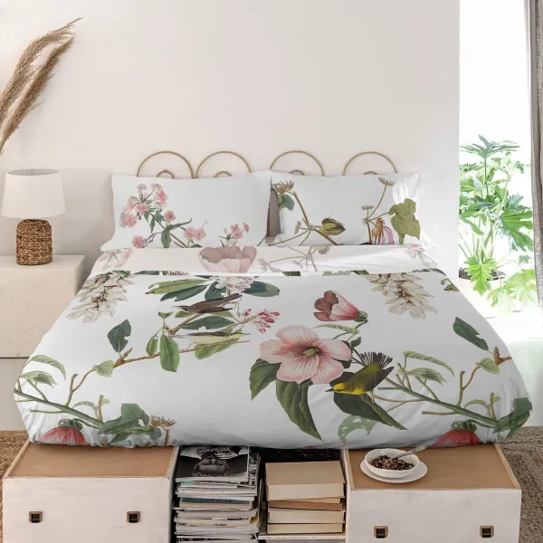 Top sheet HappyFriday Blooming Multicolour 260 x 270 cm (Flowers)