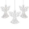 Новогодние игрушки-ангелы Springos CA0040 10см 3 шт