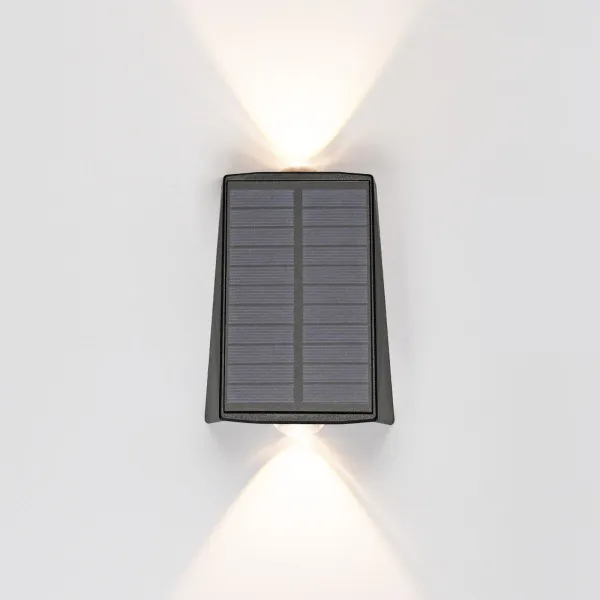 Sieninis apšvietimas EDM 31822 Polikarbonatas ABS 2 W 100 Lm LED Saulės energijos (3000 K)