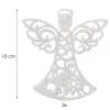 Новогодние игрушки-ангелы Springos CA0040 10см 3 шт