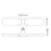 LED-lamppu EDM 98908 15 W E27 1521 Lm 35,5 x 6,3 x 8,6 cm Eri suuntiin (6500 K)