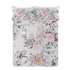 Top sheet HappyFriday Delicate bouquet Multicolour Single