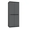 Skapītis Terry j-base 268 Tumši pelēks polipropilēns 68 x 37,5 x 163,5 cm