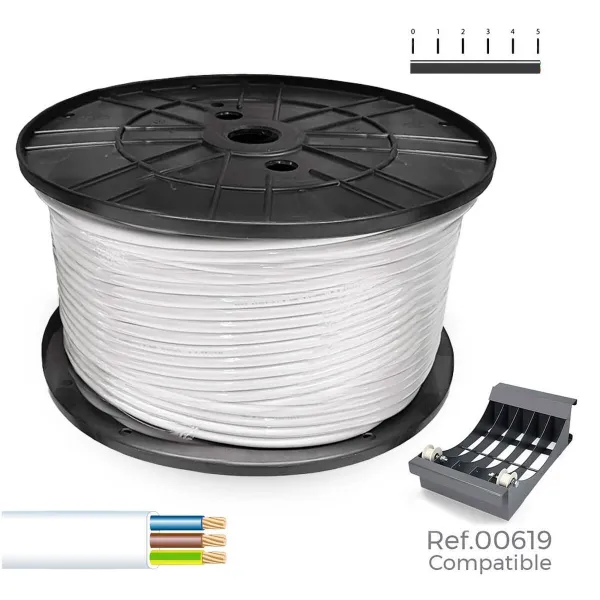 Daugiapakopis elektros kabelis Sediles Balta 3 x 1 mm 200 m h05vvh2-f
