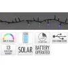 Светодиодные гирлянды Lifetime Разноцветный 10 m Аккумулятор Солнечный
