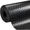 Roll of Anti-Slip Material Exma Black Natural rubber 1 x 10 m Diamonds
