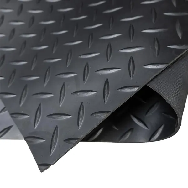 Roll of Anti-Slip Material Exma Чёрный Резиновый 1 x 10 m Бриллиант