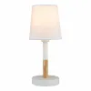 Stalinė lempa EDM 32016 Balta Medžio Plienas 40 W 220-240 V Ø 13 x 32 cm