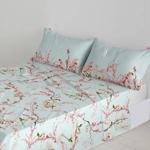 Top sheet HappyFriday Chinoiserie  Multicolour 240 x 270 cm (asiatico/oriental)