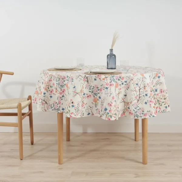 Stain-proof resined tablecloth Belum 0120-341 Multicolour Ø 100 cm