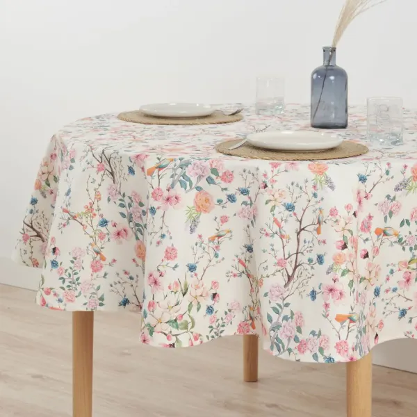 Stain-proof resined tablecloth Belum 0120-341 Multicolour Ø 100 cm