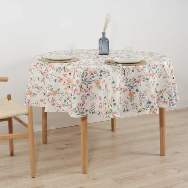 Stain-proof resined tablecloth Belum 0120-341 Multicolour Ø 100 cm