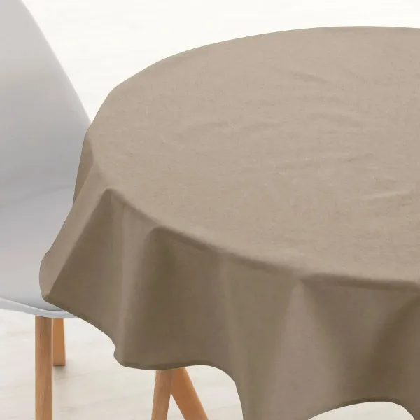 Stain-proof resined tablecloth Belum Liso Ø 180 cm