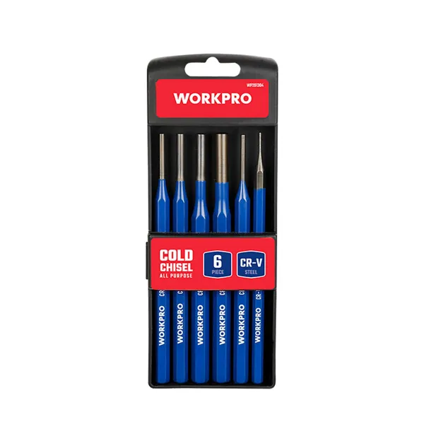 Set of cylindrical pin punches Workpro