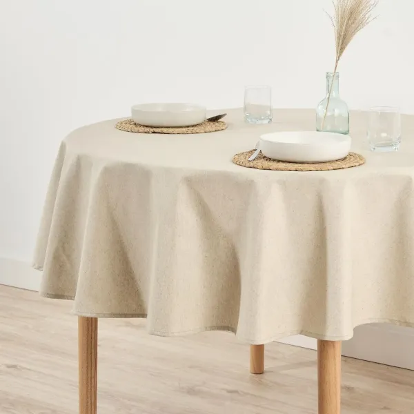 Stain-proof resined tablecloth Belum Levante 101 Multicolour Ø 140 cm