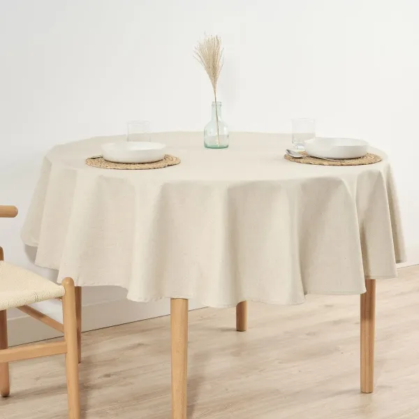 Stain-proof resined tablecloth Belum Levante 101 Multicolour Ø 180 cm