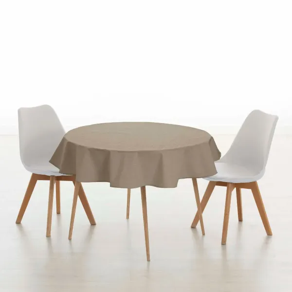 Stain-proof resined tablecloth Belum Liso Ø 100 cm