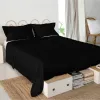 Top sheet HappyFriday Basic Black 210 x 270 cm