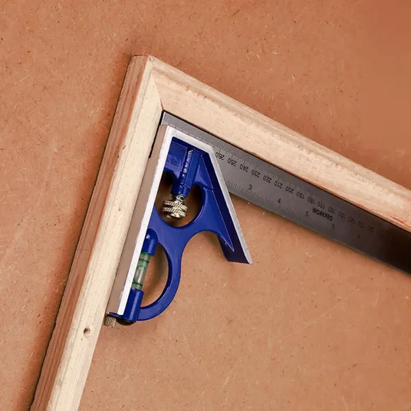 Set square Workpro 300 mm Aluminium
