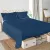 Top sheet HappyFriday Basic Navy Blue 240 x 270 cm