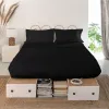 Top sheet HappyFriday Basic Black 180 x 270 cm