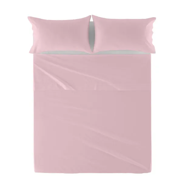 Top sheet HappyFriday Basic Light Pink 260 x 270 cm