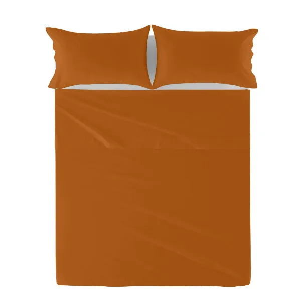 Top sheet HappyFriday Basic Terracotta 240 x 270 cm