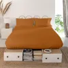 Top sheet HappyFriday Basic Terracotta 240 x 270 cm