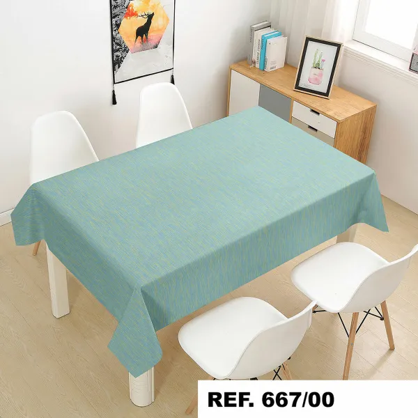 Скатерть в рулоне Productos Gol Marbled Gold Синий 140 cm x 20 m