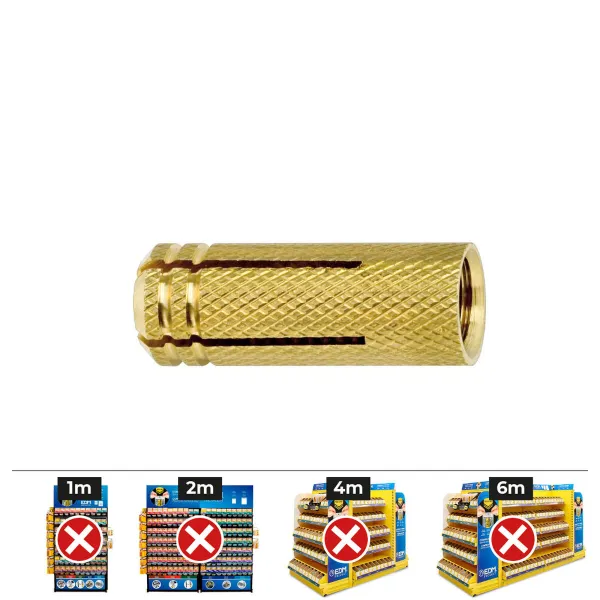Dygliai CELO ME M6 Ø 8 x 23 mm (100 vnt.)