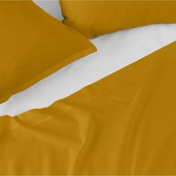 Top sheet HappyFriday Basic Mustard 240 x 270 cm